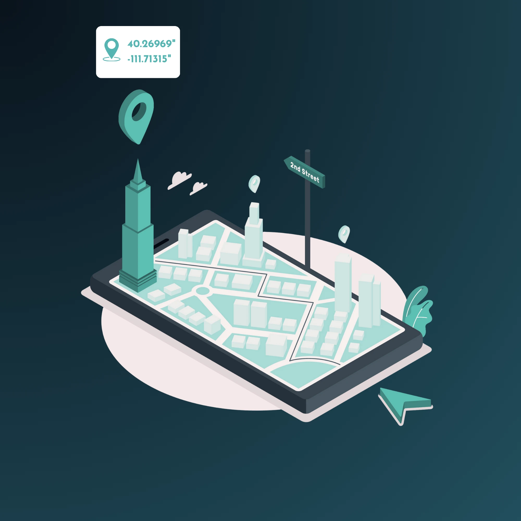 intellipins reverse location geocode